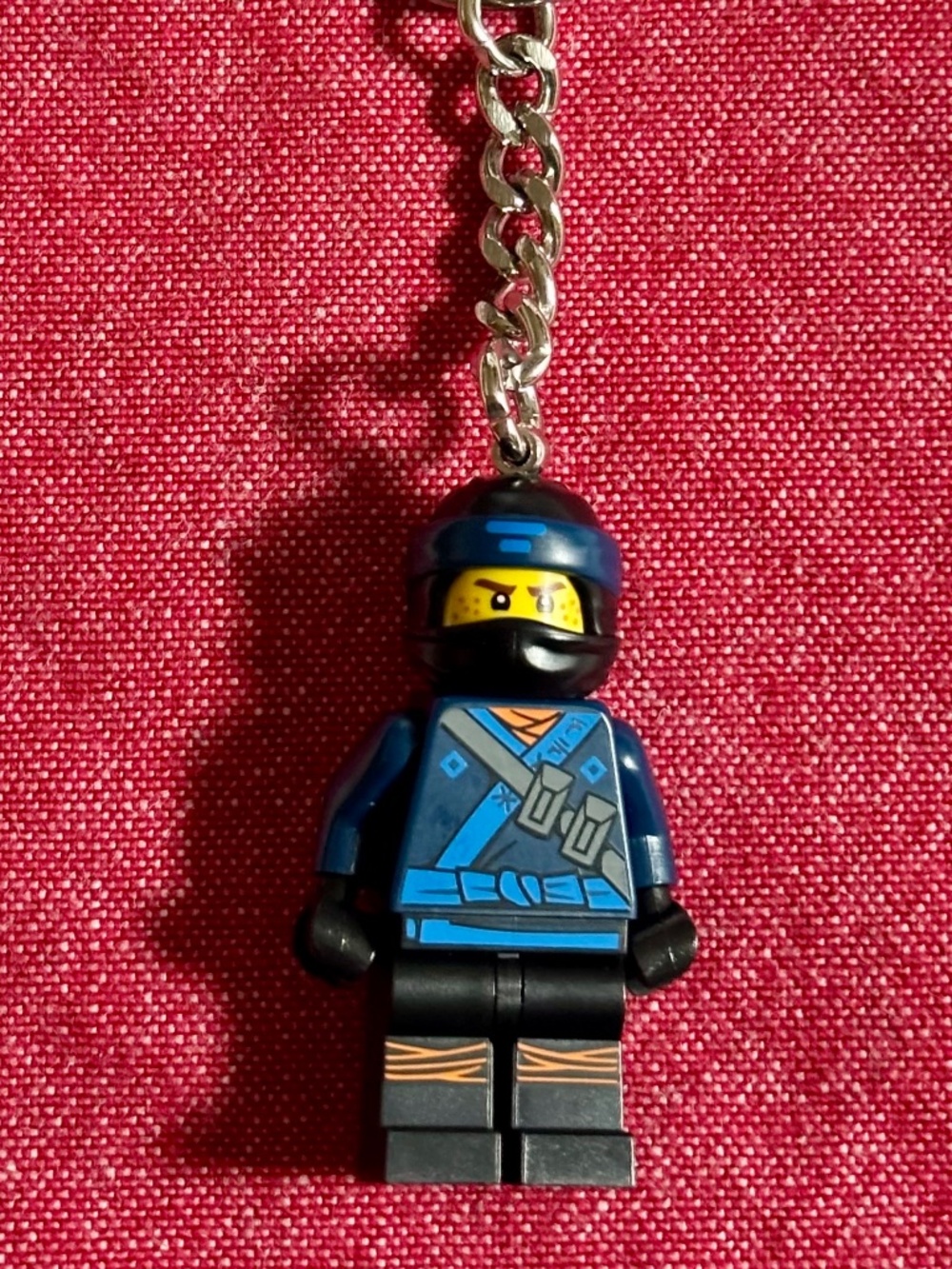The LEGO NINJAGO Movie "JAY Key Chain" 853696 WITH TAG.